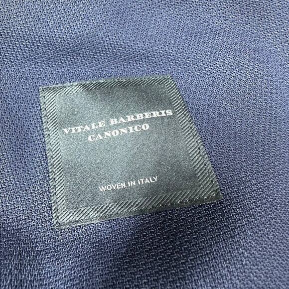 Boss Hugo Boss NWT Slim Fit Vitale Barberis Canonico Navy Blue Men's 42R Blazer - Picture 5 of 11